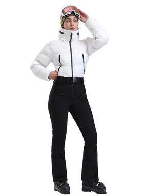 NWT GSOU SNOW Ski Suit Down Waterproof Snowboard Jumpsuit